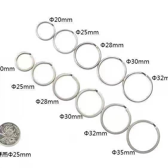 304 stainless steel solid circular ring, steel ring, O-ring, fishing net ring, welded iron ring, circular pipe ring