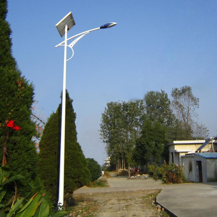 3-12 meter urban road construction LED road lights for new rural reconstruction A-arm integrated solar street lights