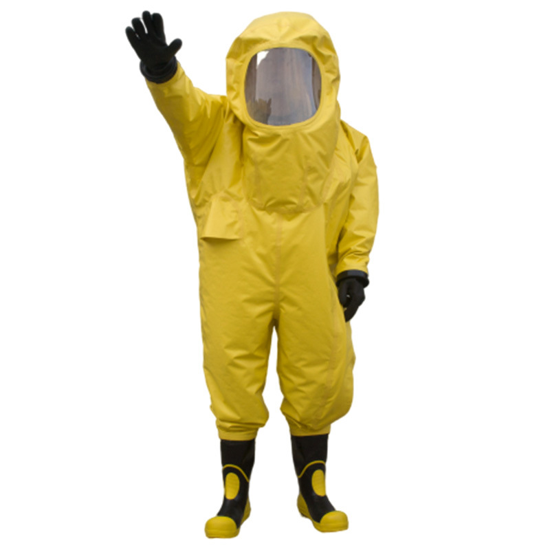 连体重型一级防化服全封闭式气密性阻燃全套内置式重 型防 化服耐酸