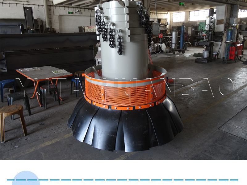 Bulk machine cement telescopic bag, wear-resistant and rainproof slide pipe, suitable for loading cement, lime and gravel powder on trains