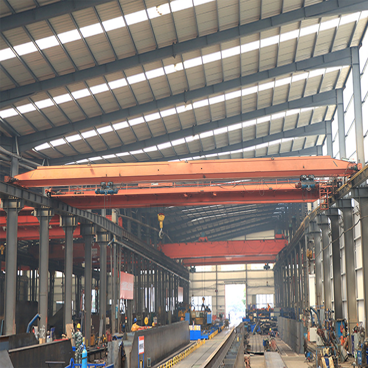 Single beam crane hoisting in freight yard, small traveling crane for 5t electric remote control workshop