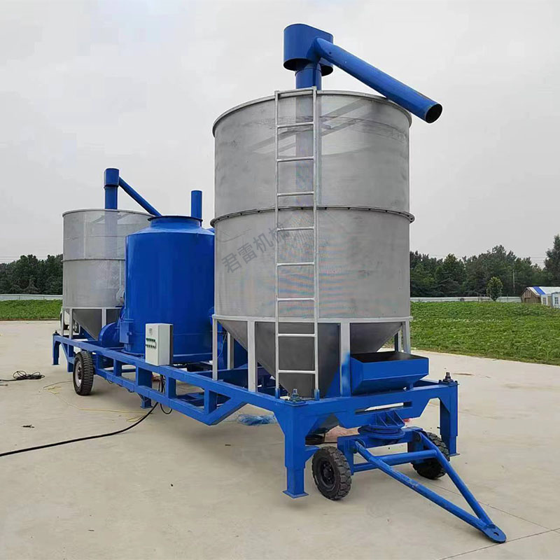 Junlei Small Grain Drying Machine Large, Medium, and Small Rapeseed Drying Electromechanical Heating 20 Ton Corn Drying Equipment