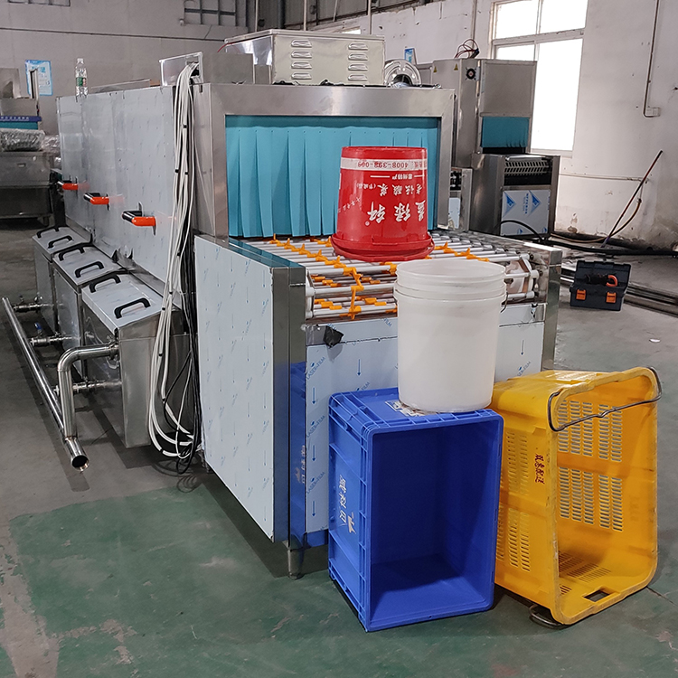 Xingyi Sauce Oil Bucket Washing Machine Fully Automatic Garbage Bucket Cleaning Machine Automatic Bucket Washing Equipment