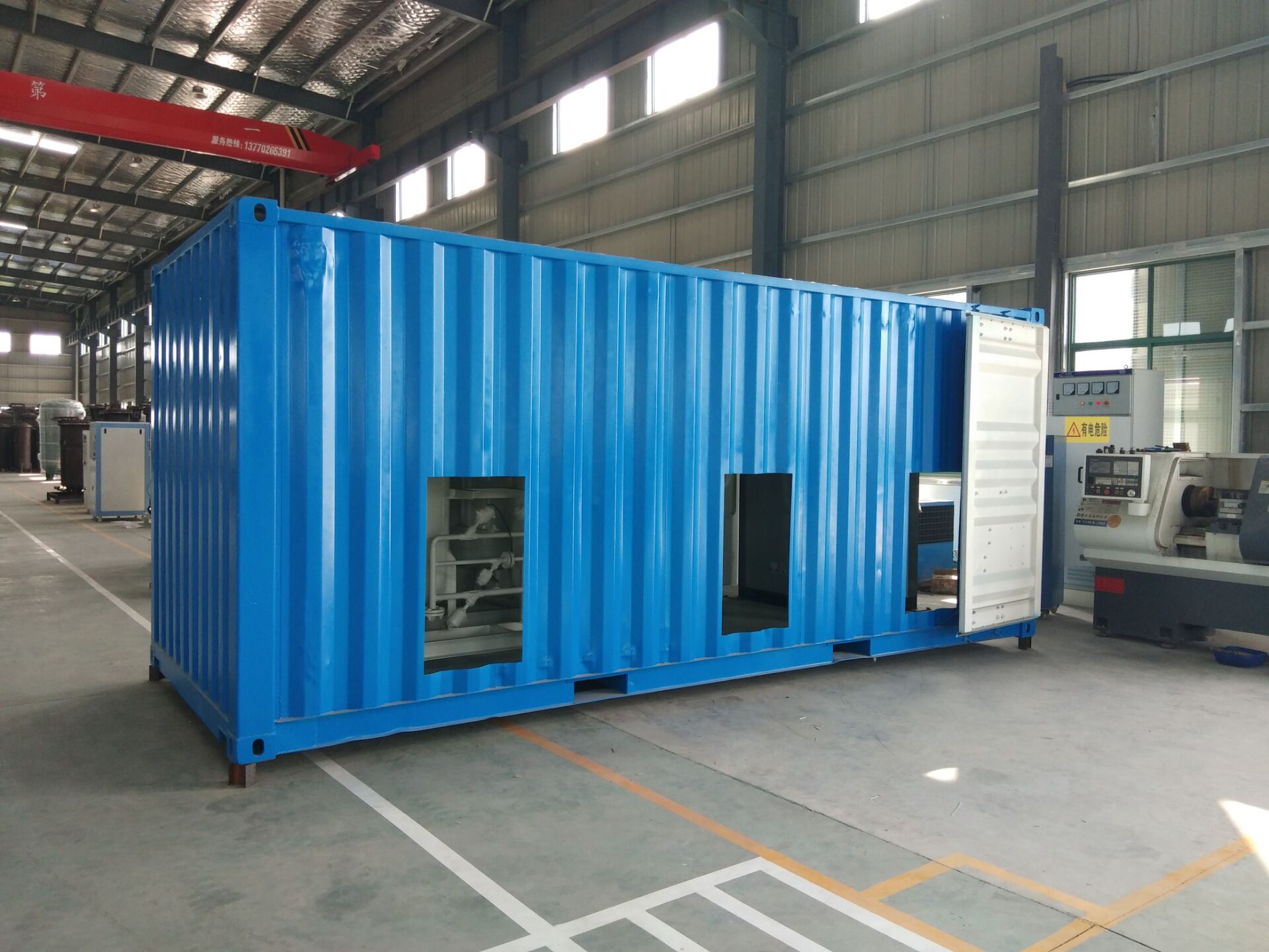 Container type Oxygen concentrator, canned steel cylinder, export oxygen making equipment, Hongbo customized production