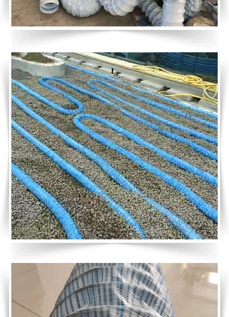 Supply of soft permeable pipes for underground garage engineering, road foundation drainage pipes, steel wire spring reinforced drainage pipes, constant expansion