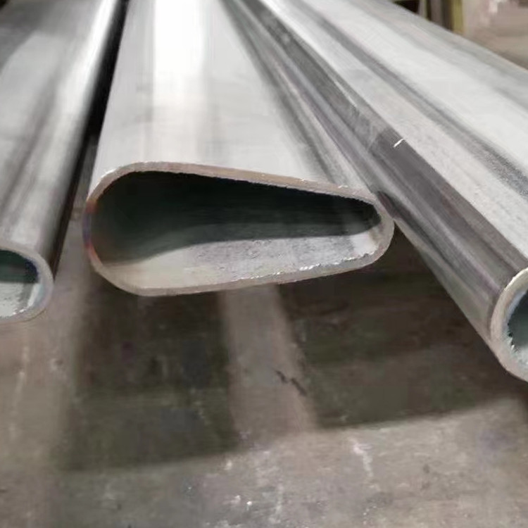 Handrails for landscape protection, stainless steel shaped pipes 304-316, factory customized and processed 201 elliptical pipes