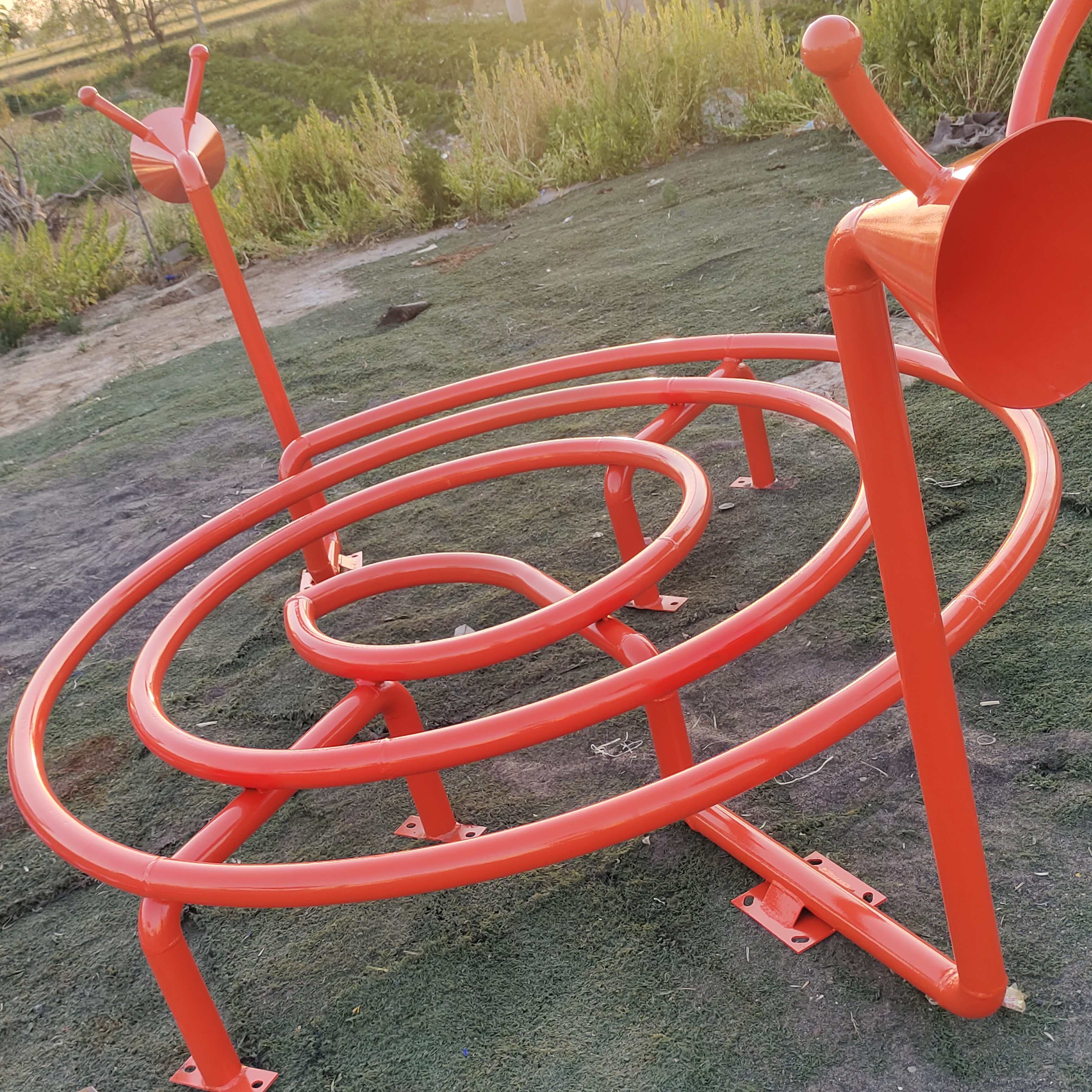 Outdoor children's seesaw outdoor amusement facilities, customizable and installable fitness equipment