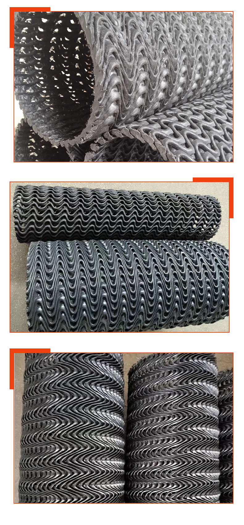 HDPE hard pipe, PE permeable pipe, plastic hard permeable pipe, curved mesh, customizable