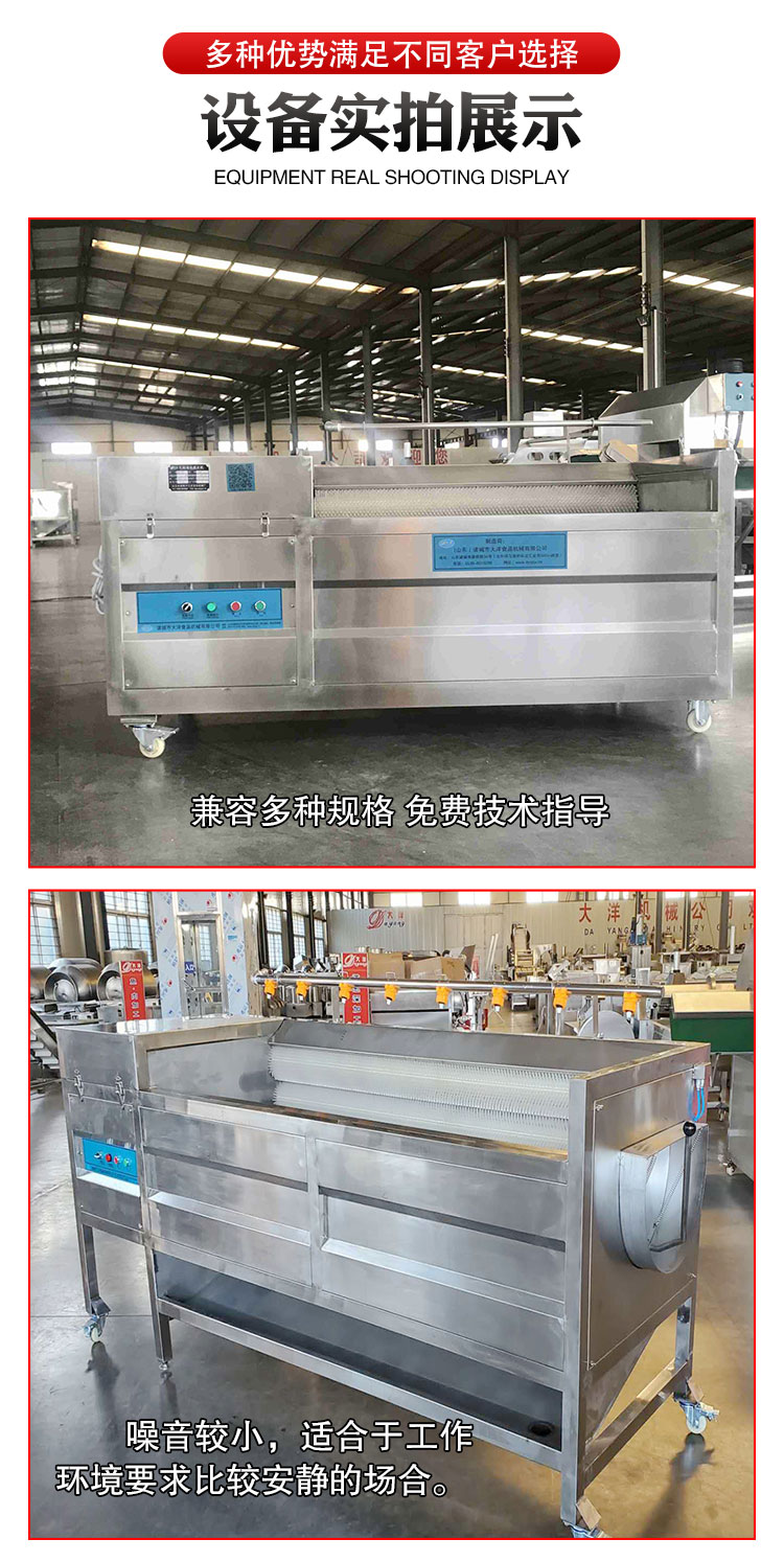 Kohler Machinery MQT5000 Cleaning and Peeling Machine Sweet Potato Peeling and Cleaning Machine