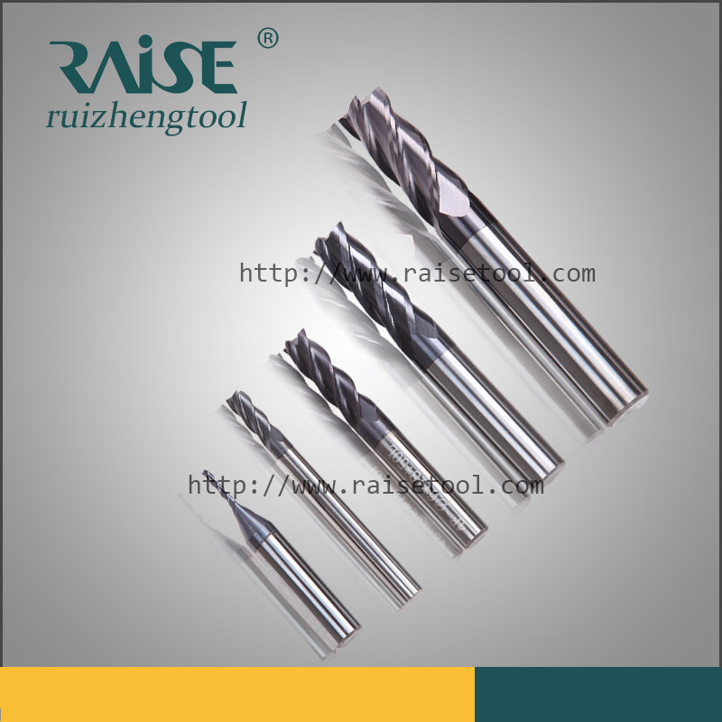 High cost performance 55 tungsten steel flat milling cutter for machining low alloy steel four edge CNC cutting tools below 40HRC