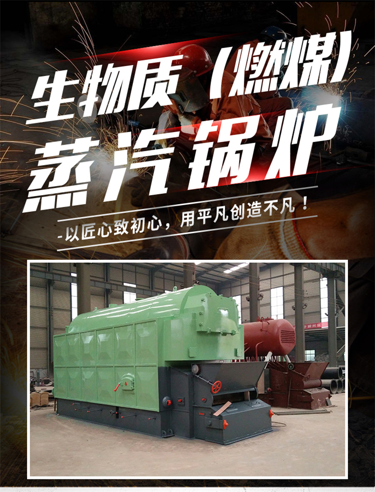 Industrial biomass steam boiler fully automatic coal-fired biomass steam boiler