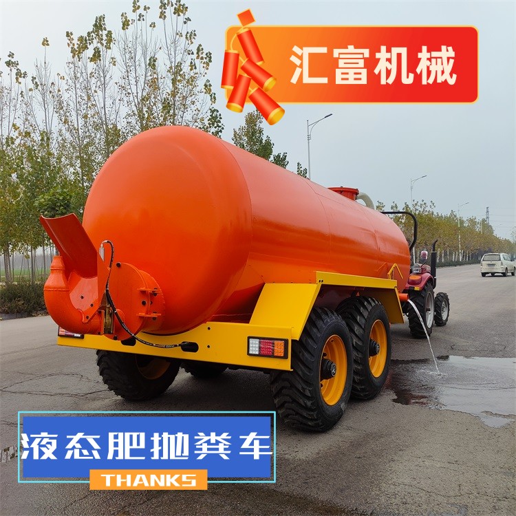 Huifu 12 square galvanized tank, liquid fertilizer, biogas slurry fertilizer spraying machine, large fermentation manure water spraying truck, directly supplied by the manufacturer