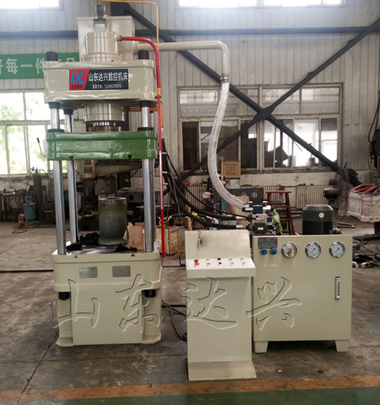 Daxing CNC 500 ton three beam four column hydraulic press stainless steel feed machine stretching hydraulic press