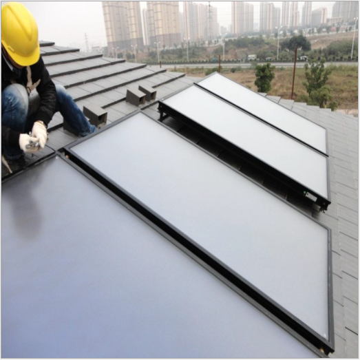 Corrosion resistant and wear-resistant ultra white low iron 3.2mm high transmittance 2 square meter household flat solar hot water system