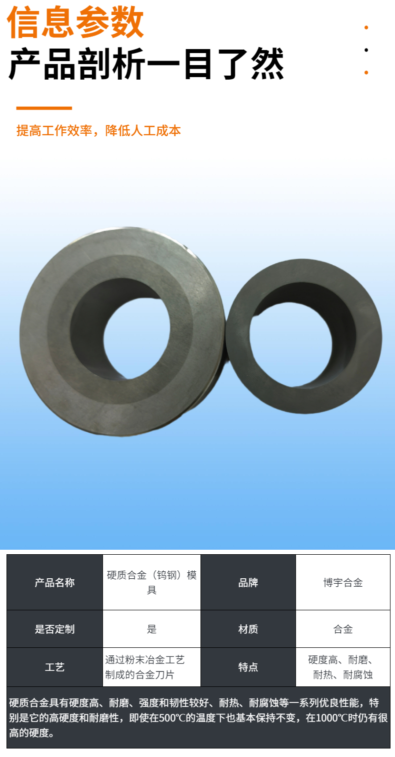 Boyu alloy hard alloy mold, tungsten steel forming mold manufacturer customization