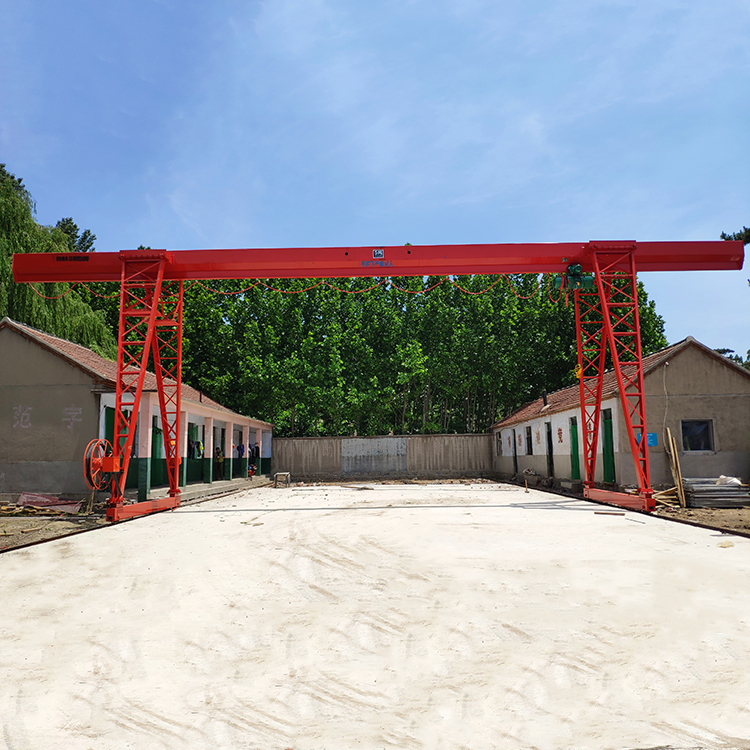 16 ton flower frame gantry crane for workshop single beam gantry crane material yard and freight yard