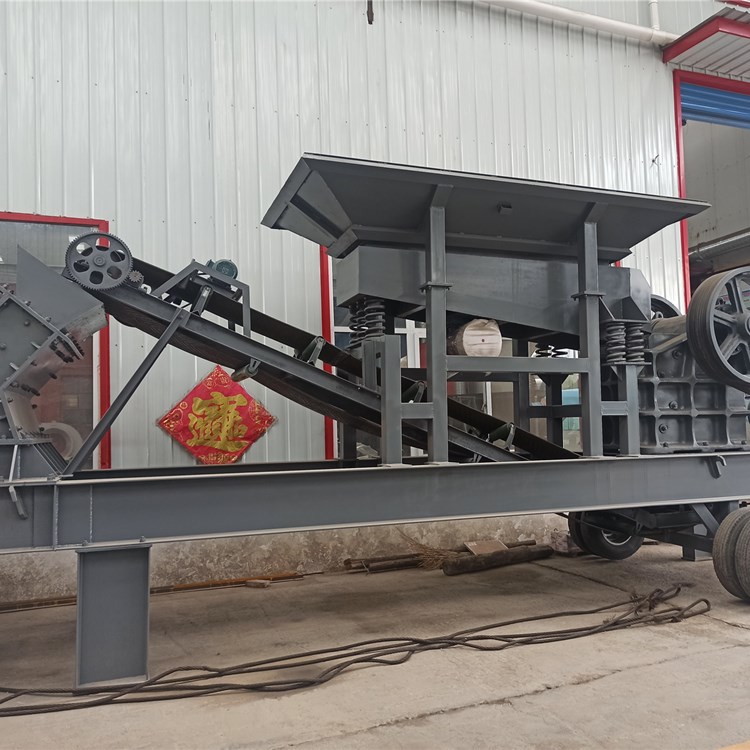 500x750 jaw mobile crusher vehicle mounted Construction waste crusher Hengxingrong Machinery