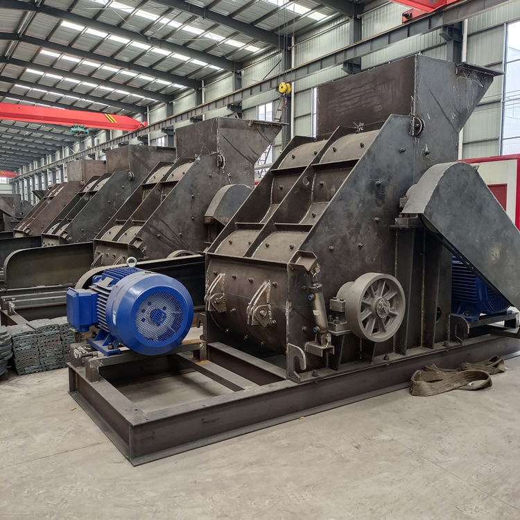 Double stage bottom less crusher 2PC1000x800 coal gangue crusher capable of wetting and sticking materials Hengxingrong