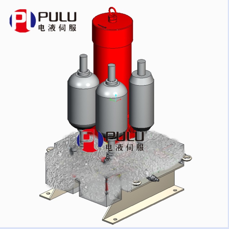 Supporting the servo testing system for the hydraulic sub station of Puru HSM hydraulic oil distribution station