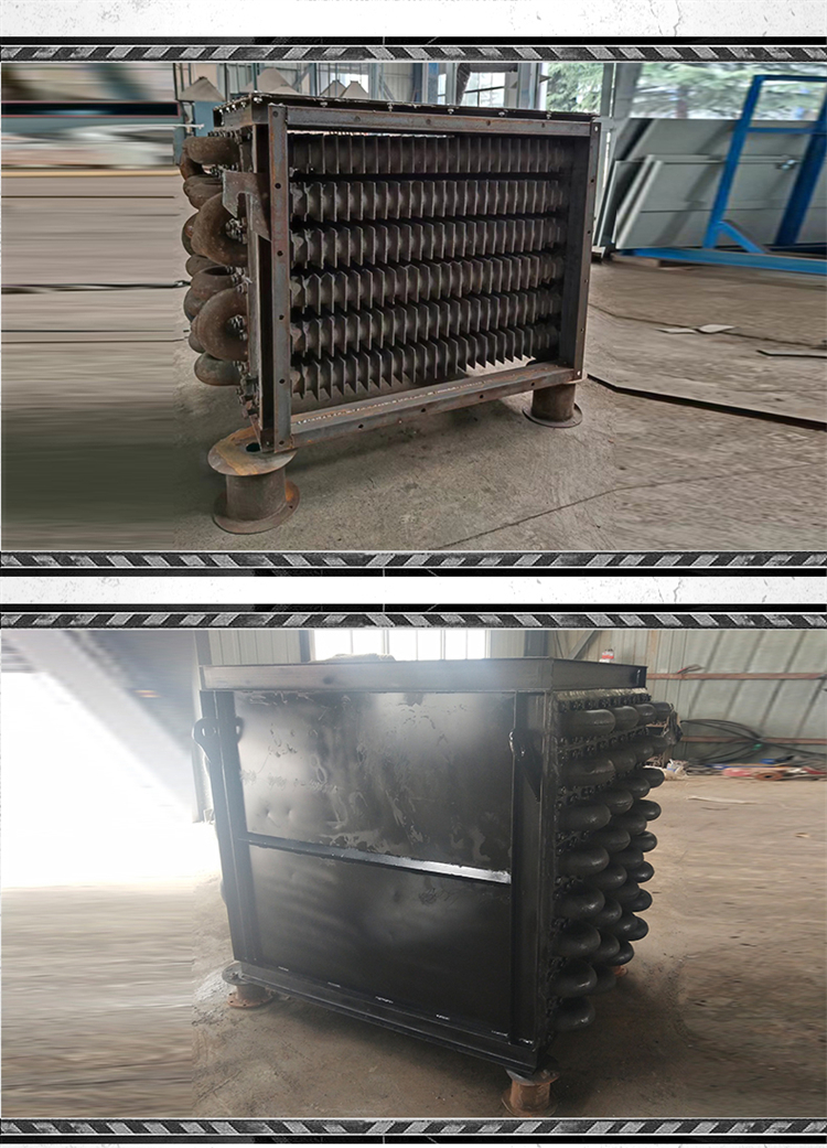 Steel tube economizer for coal-fired steam boilers in cast iron economizer workshop