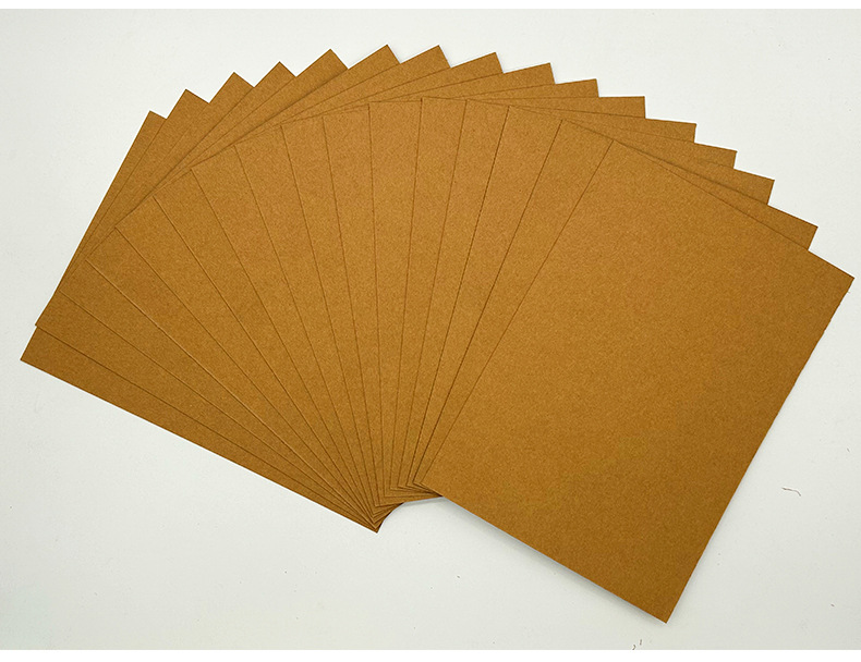 Wholesale A4 kraft paper packaging paper from manufacturers can be printed on coated roll kraft paper 80g-450g wood pulp kraft paper