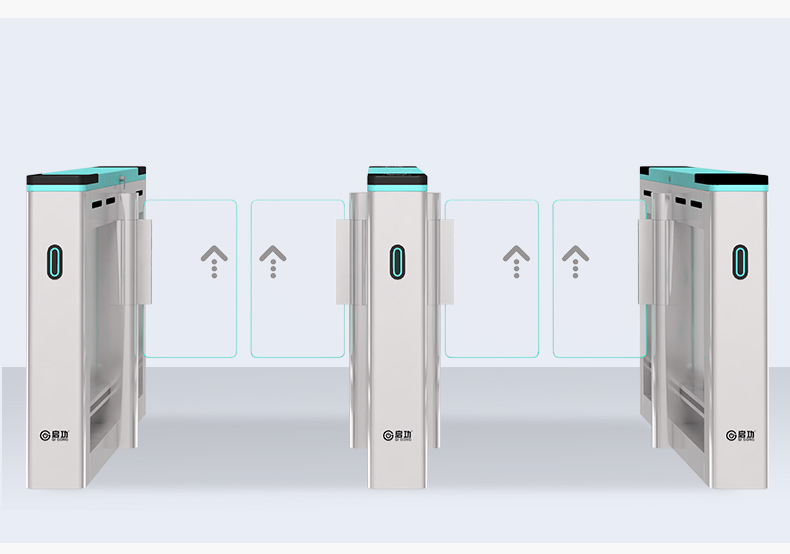 Qigong Hospital Mall Passage Gate Prohibition System Face Recognition Temperature Measurement Attendance Swipe Card Quick Gate Customization