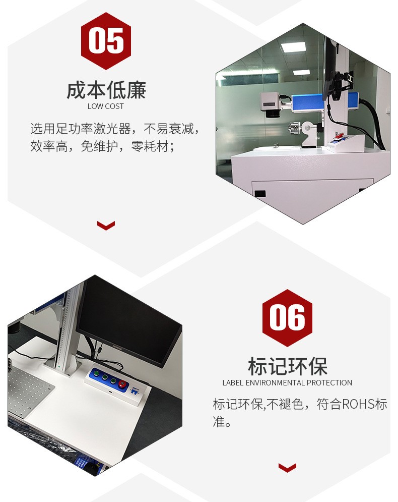 The fiber optic adjustable pulse width laser paint stripping machine has excellent paint stripping effect for metal materials such as springs and inductors