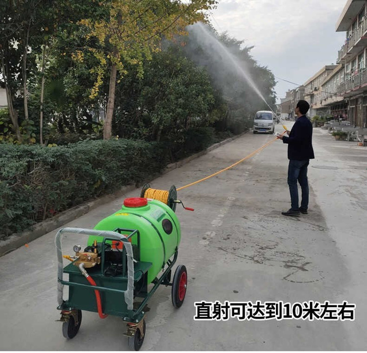 Zhicheng XY160L Four wheeled Cart Pesticide Applicator Agricultural 48V Electric spray with Long Range, Large Capacity and Light Weight