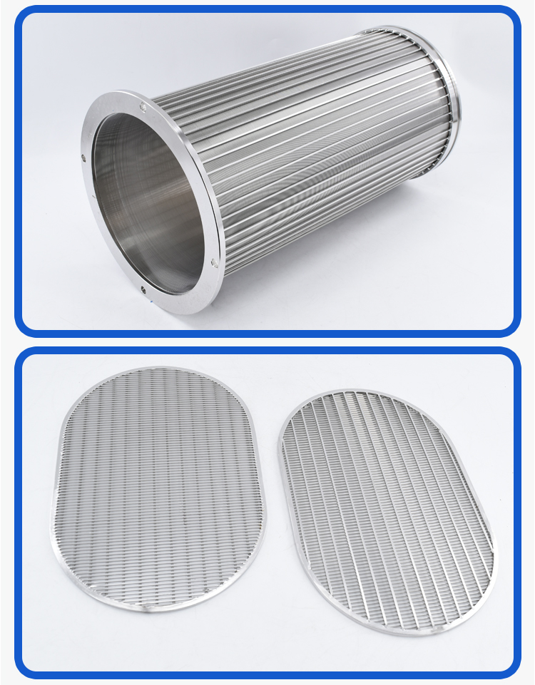 Stainless steel 316L wrapped wire filter cap, drainage cap, exhaust water distributor, filter head, water treatment equipment, filter element