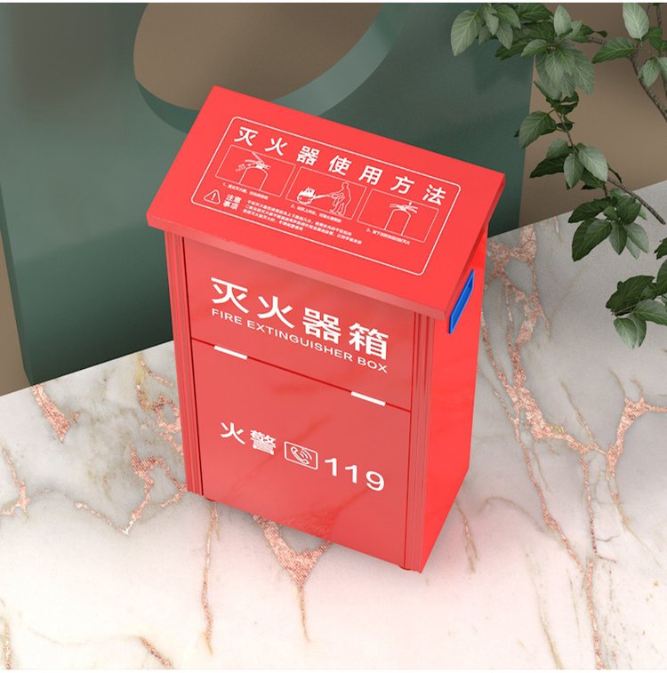 Fire extinguisher boxes of various sizes, stainless steel fire hydrant boxes with iron sheets, new types of fire equipment