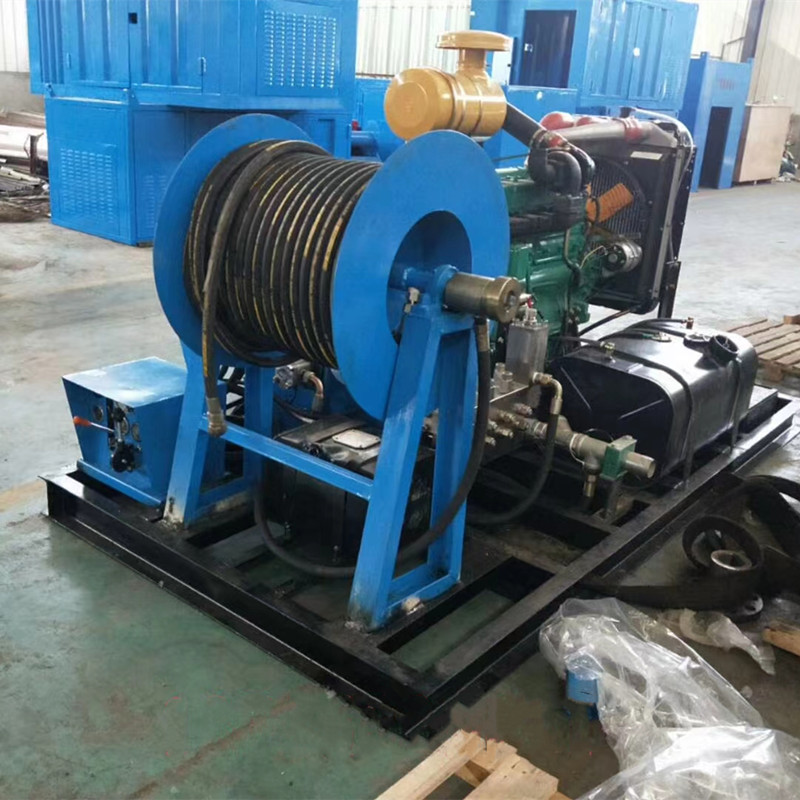 Shuituo Electric Pipeline Cleaning Machine Sewage Pipeline Dredging Machine High Pressure Dredging Machine Equipment Strength Factory