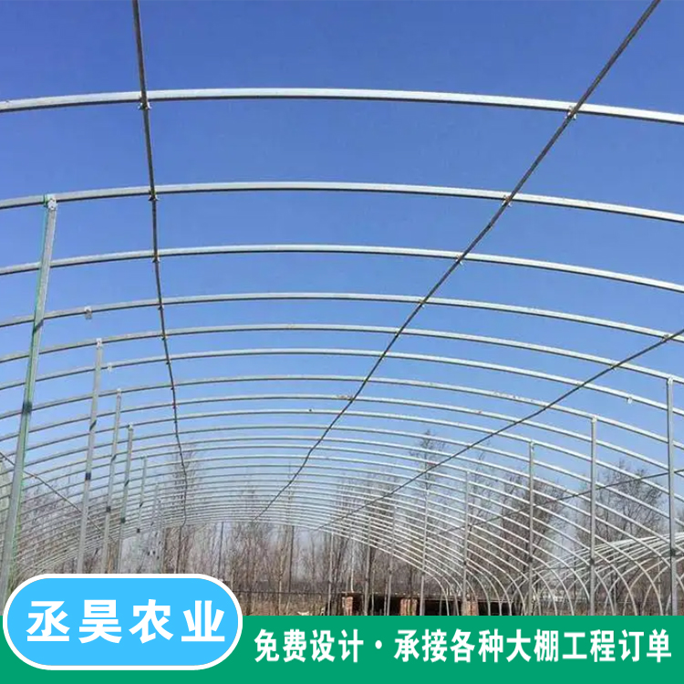 Winter Warm Strawberry Planting Greenhouse Elliptical Pipe Framework Galvanized Flat Pipe with Strong Compression Capacity Spanned Arch Greenhouse