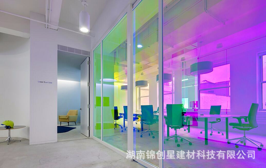 Office glass partition wall, double glass louver partition, hotel office glass partition, fireproof partition