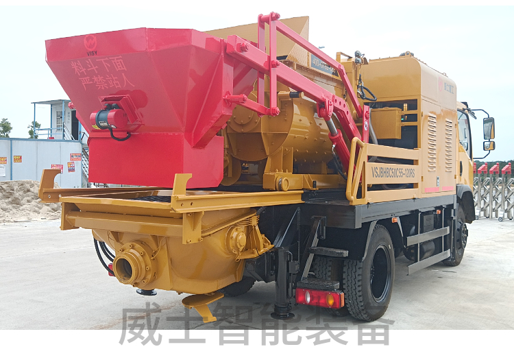 Weishi Heavy Industry's self mixing vehicle pump C10 has a compact body, which is a sharp tool for building rural houses, repairing roads, canals, and reservoirs