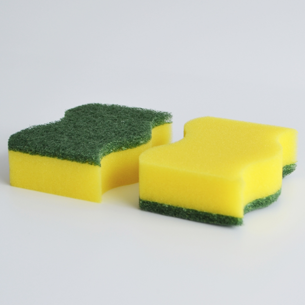 Sponge wipe kitchen pot, bowl brush, magic tool, water absorption, oil removal, sponge block, dishwashing cloth