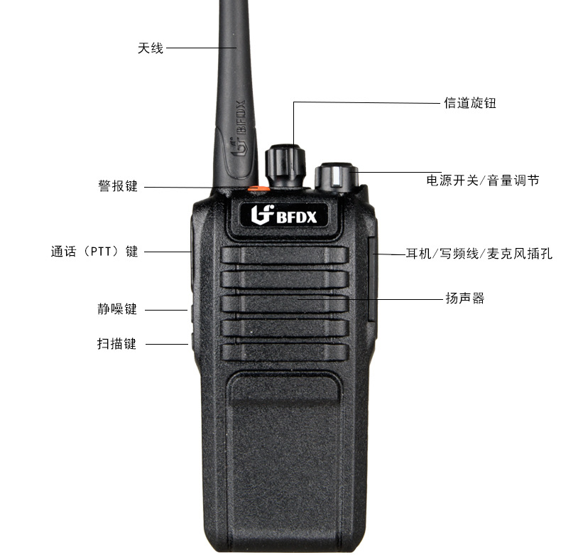 Beifeng BF-833 Professional Security Event Competition Government Enterprise Unit Team Mini Interphone for Civil Use