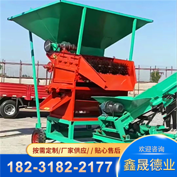 Fully automatic corn peeling machine, corn peeling machine, easy to move peeling machine