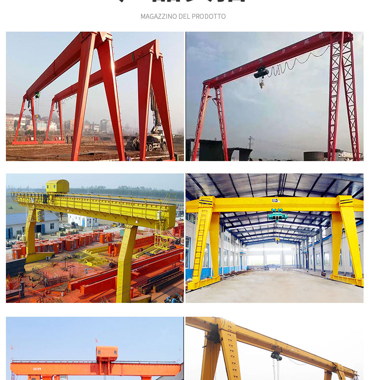 Non standard customized electric hoist single beam Gantry crane 40-50t rubber tyred gantry crane