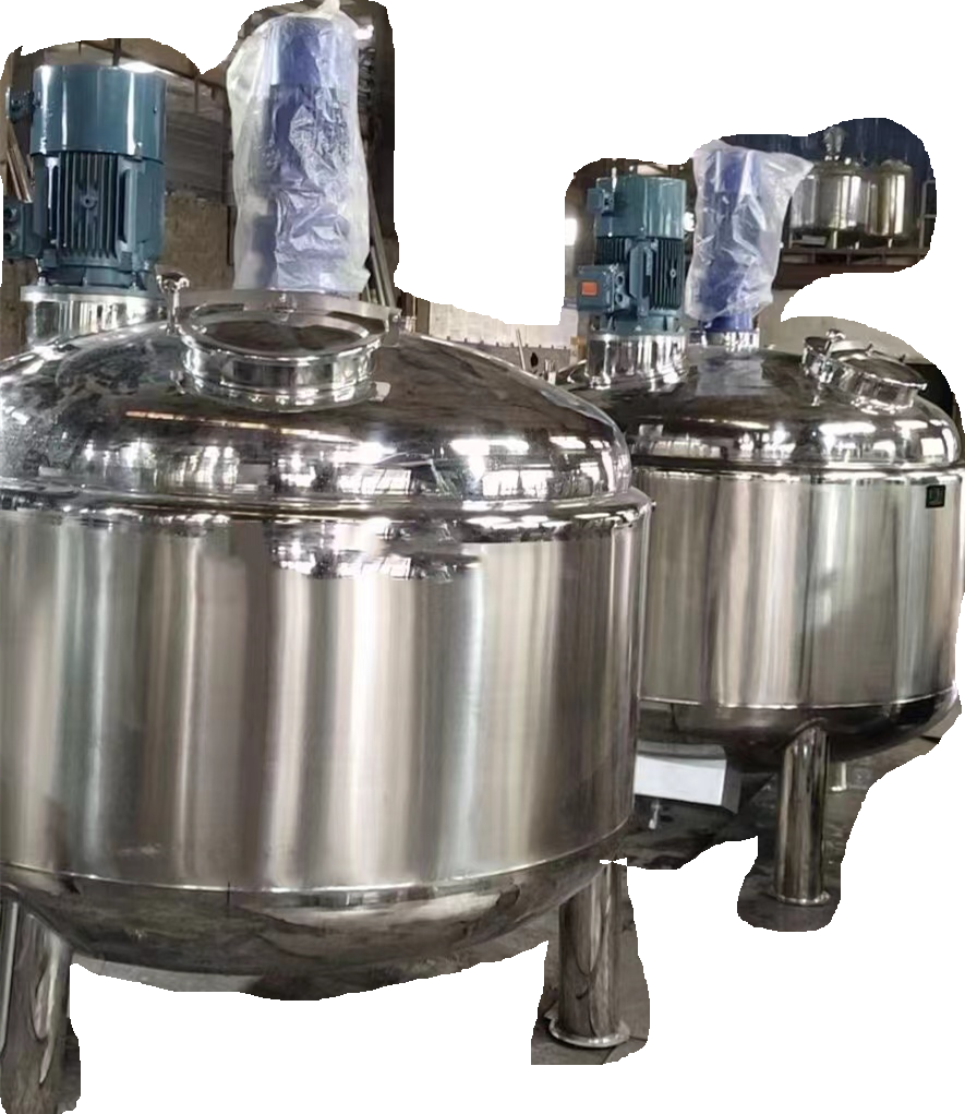 Juyu 304 stainless steel stirring tank, double layer storage tank, fermentation tank, liquid mixing reaction kettle