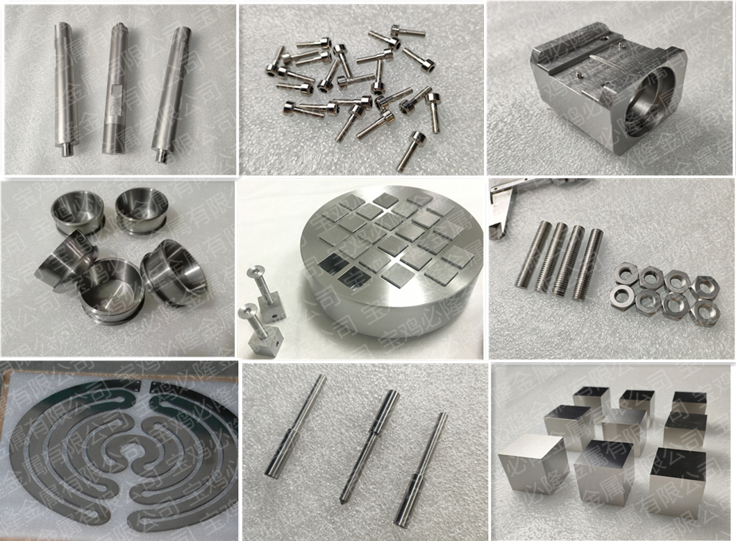 Molybdenum zirconium titanium alloy fastening bolts, TZM high-strength high-temperature and corrosion-resistant bolts