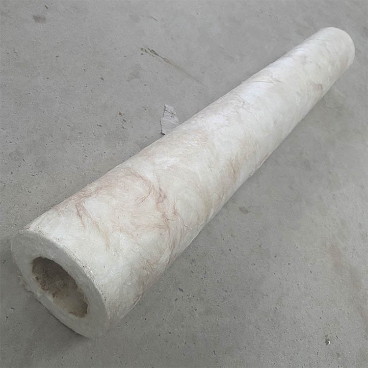 Custom rock wool pipe rock wool composite pipe Aluminium silicate insulation pipe Glass wool pipe shell manufacturer