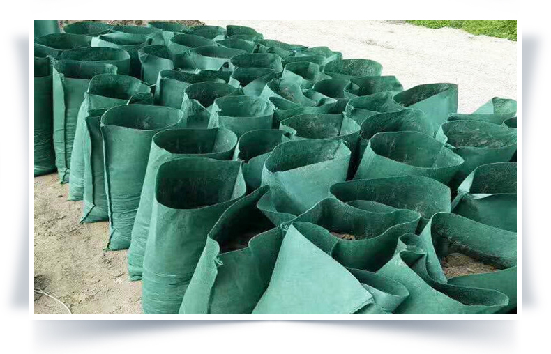 Polypropylene 110g Long Silk Ecological Bag Mountain Tailings Slope Care Multi specification Green Planting Bag