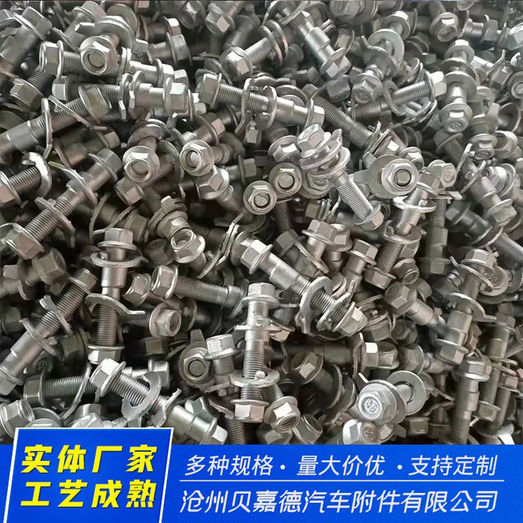 Customized processing of stainless steel for four wheel positioning and shock absorption adjustment bolts of eccentric screws in automobiles