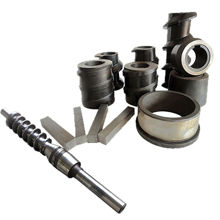 Oil press accessories: gear, cake outlet, slag discharge head, circular discharge, screw, Yingda Machinery