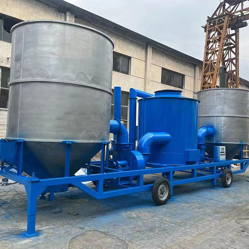 Electric heating grain dryer Junlei mobile sorghum dryer small flipping grain drying equipment