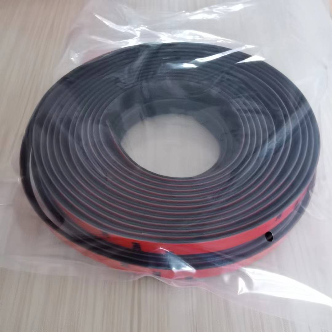 Non destructive installation of carbon fiber decorative strips for automotive universal rubber triangular wheel arches, wheel collision strips, mudguard strips