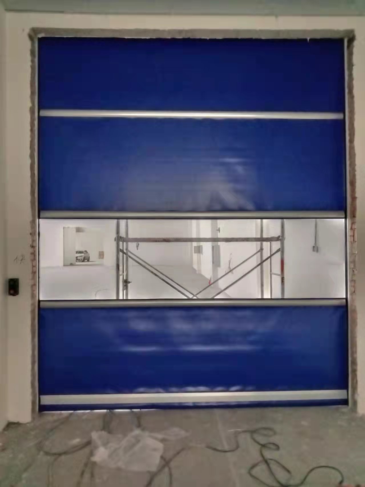 Factory customized quick Roller shutter automatic lifting door pvc industrial quick door stacking door free measurement