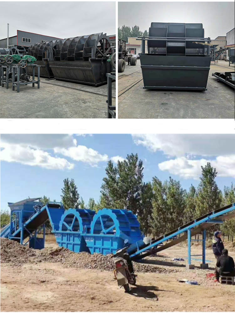 2800 River Sand Desliming and Cleaning Machine Three Slot Wheel Sand Washing Machine Mine Tail Sand Washing Equipment Stone Washing Machine Production Line