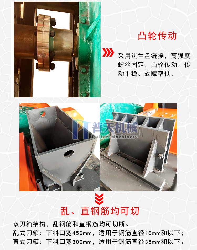 The new high-end cutting speed of Putian box type steel pellet machine has been increased by 30%