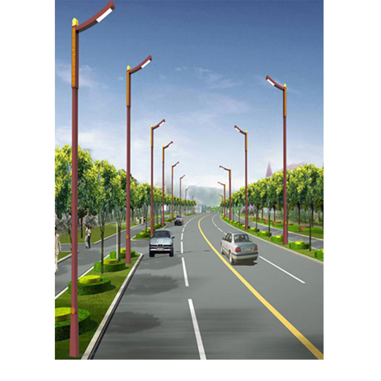 Outdoor 5-meter LED street light integrated sports field light high pole light project Road light Runchang Lighting